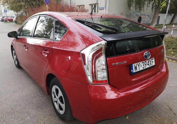 Toyota Prius cena 49900 przebieg: 96000, rok produkcji 2014 z Warszawa małe 106